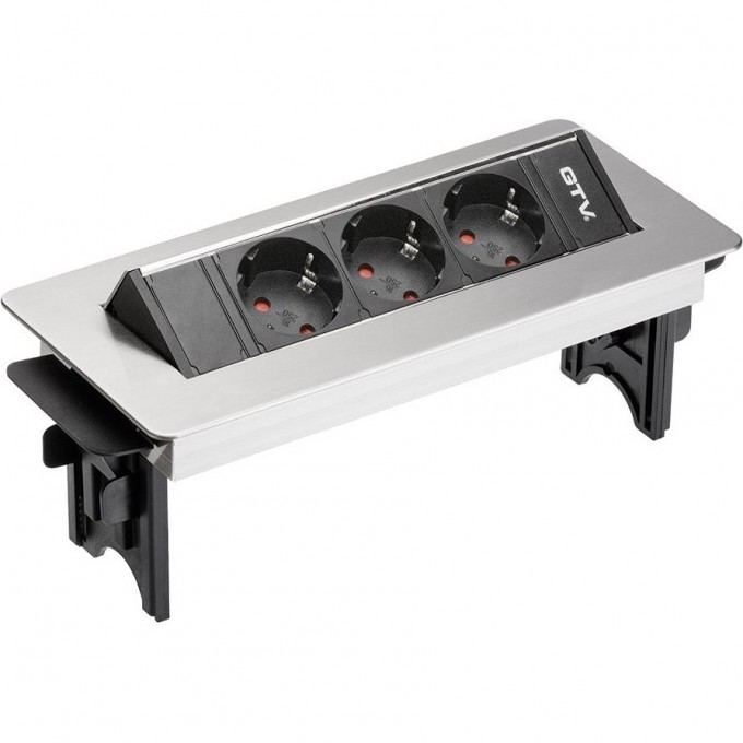Блок розеток настольный GTV 3 розетки AE-PBC3GS-51BK