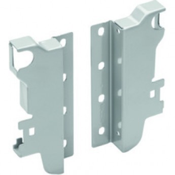 Держатель задней стенки GTV PB-D-S2R0-00, средний, серый, 2 шт