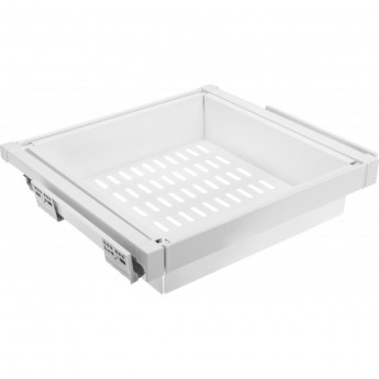 Корзина для белья перфорированная, белая, с доводчиком, полного выдвижения GTV WG-KOSZM80-10