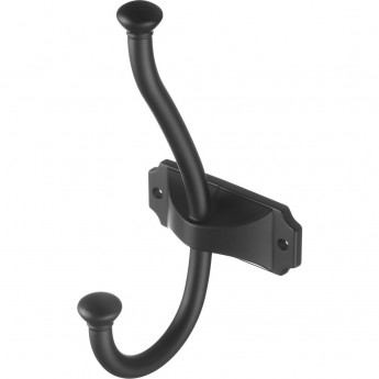 Крючок мебельный GTV WZ-CRAFT-20M CRAFT, черный матовый (комплект 2 шт)