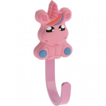 Крючок мебельный WM-UNICORN единорог GTV WM-UNICORN-RZ розовый