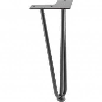 Ножка, цвет черный матовый, 3 прутка GTV NM-ARTO-12-3R304-20M