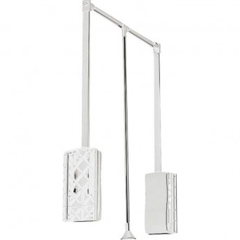 Пантограф 45/60 стальной с газовым амортизатором, белый GTV PG-GA4560-10