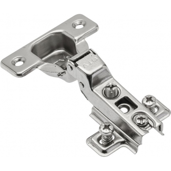 Петля полунакладная GTV CN08 с ответной планкой H-2 и еврошурупом, 45мм