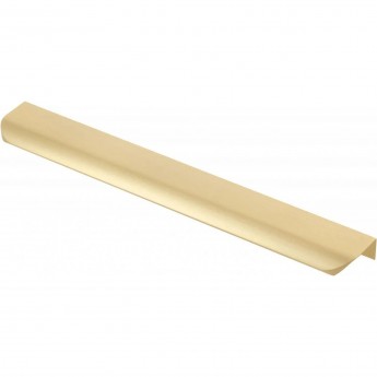 Ручка мебельная алюминиевая GTV HEXA 256мм/290мм, светлое брашированное золото