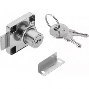 Замок мебельный с планкой GTV ZZ-KM-138-01-S